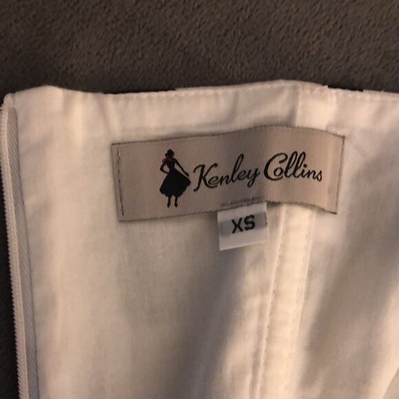 Kenley Collins Project Runway Rare Polka Dot Halter Dress XS Pin Up Vintage Vibe - Picture 5 of 12